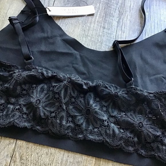 2/$30 Victoria’s Secret Black Seamless Bralette Bra - Picture 6 of 9